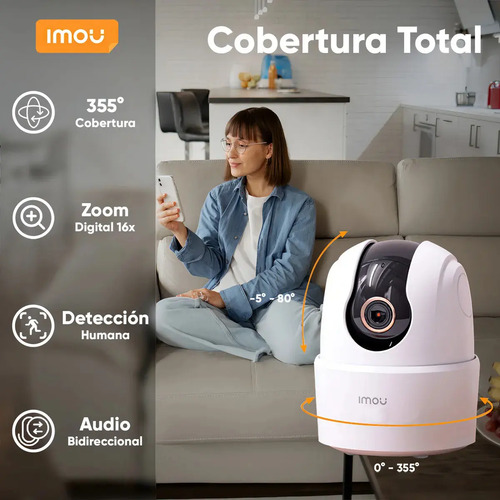 Cámara IP PT IMOU IPC-TA42N-B, lugares de montaje Mesa,Techo