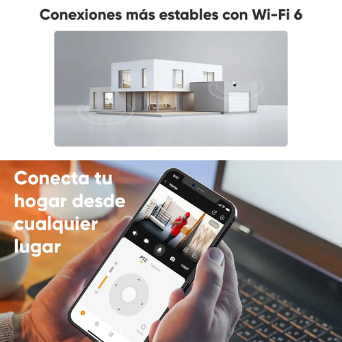 Kit 2 Cámaras PT Wi-Fi 6 IMOU IP66, tipos de conexiones con cable