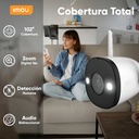 Kit Cámara Bala Wi-Fi IMOU IPC-F42FEN, profundidad 7.42 cm, material externo Metal/Plástico