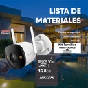Kit cámara bala WiFi IMOU IPC-S3EN-3M0WE, potencia 12 W, conectividad Wi-Fi