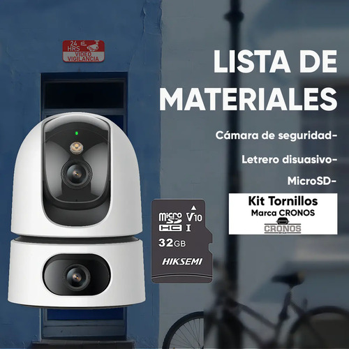 Kit cámara WiFi PT IMOU IPC-S2XN-6M0WED, material externo plástico