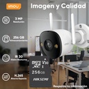 Kit cámara bala WiFi IMOU IPC-S3EN-3M0WE, distancia focal del lente 2.8 mm