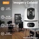 Kit cámara WiFi PT IMOU IPC-S2XN-6M0WED, material externo plástico
