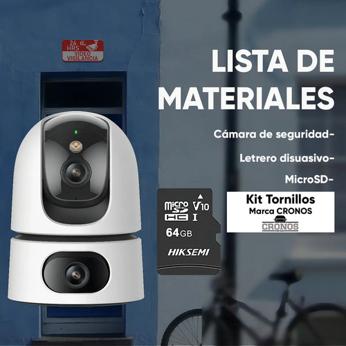 Kit cámara WiFi PT IMOU IPC-S2XN-6M0WED, tipo de resolución full HD