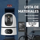 Kit cámara WiFi PT IMOU IPC-S2XN-6M0WED, tipo de resolución full HD