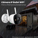 Kit Cámara Bala Wi-Fi IMOU IPC-K3DN-3H0WF, largo 16.5 cm, altura 9 cm