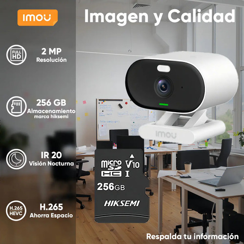 Cámara IP Wi-Fi IMOU IPC-C22FN, material externo plástico, lugares de montaje Pared,Techo