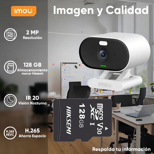 Cámara IP Wi-Fi IMOU IPC-C22FN, material externo plástico, lugares de montaje Pared,Techo
