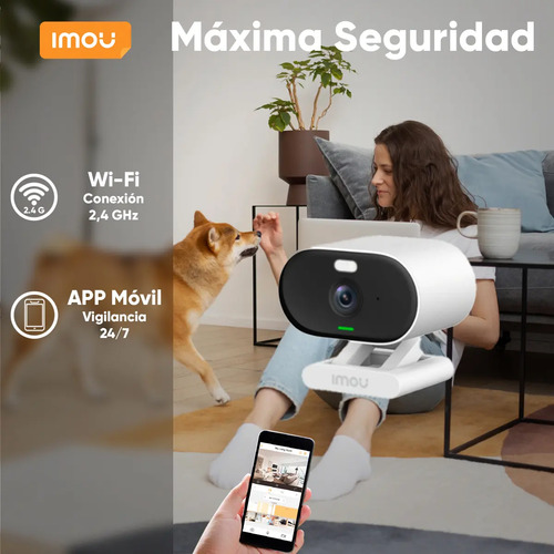 Kit cámara Wi-Fi IMOU IPC-C22FN, largo 7.2 cm, altura 5.1 cm