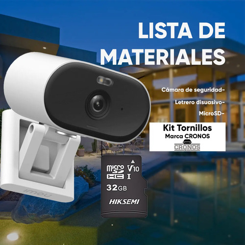 Kit cámara Wi-Fi IMOU IPC-C22FN, potencia 3.5 W, conectividad Wi-Fi