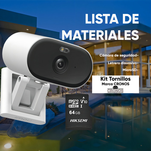 Cámara IP Wi-Fi IMOU IPC-C22FN, tipo de resolución HD, tipos de conexiones con cable