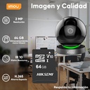 Cámara Wi-Fi PT IMOU A26HIN-PLUS-64, profundidad 9 cm, material externo plástico