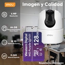 Cámara IP PT IMOU IPC-TA22CN-B, profundidad 8.5 cm, material externo plástico