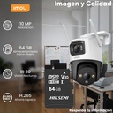 Kit cámara dual WiFi IMOU IPC-S7XN-10M0WED, largo 15.872 cm, altura 20.19 cm