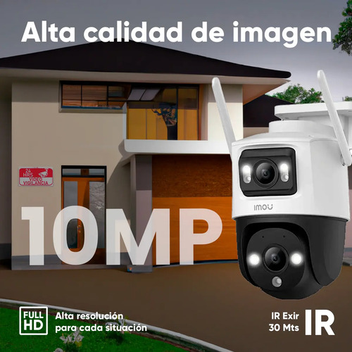 Kit cámara dual WiFi IMOU IPC-S7XN-10M0WED, tipo de movimiento pan and tilt