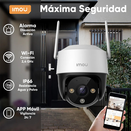 Kit CCTV IMOU IPC-S41FEN, largo 120 cm, altura 13.6 cm, profundidad 18.3 cm