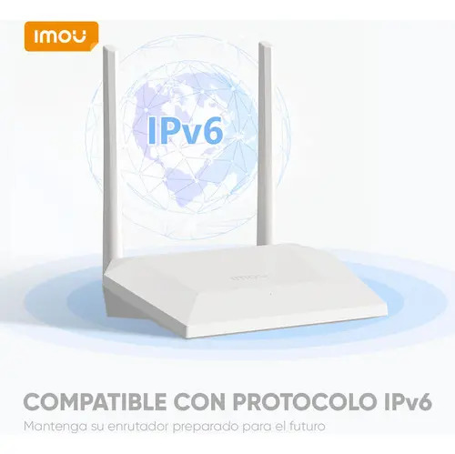 Router IMOU HR300, frecuencias 2.4ghz, ancho de banda 300mbps