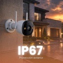 Kit 2 Cámaras WiFi IMOU IPC-K3DN-5H0WF, alimentación 12 VCD, 6 W por cámara