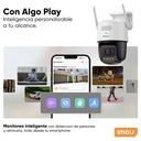 Kit 8 cámaras IP WiFi PT IMOU IPC-U7LN-6V0NE, compresión de video H.265/H.264