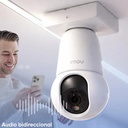 Cámara WiFi foco E27 IMOU IPC-K6C-5H1WEB, protocolo ONVIF, disuasión sirena y luz de advertencia