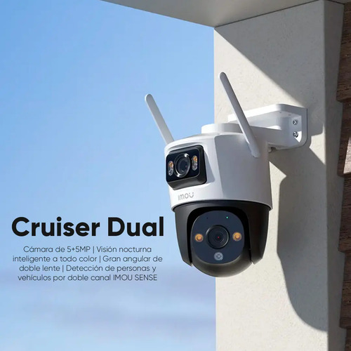 Kit cámara PT WiFi IMOU IPC-S7XN-10M0WED, largo 15.8 cm, altura 20.1 cm
