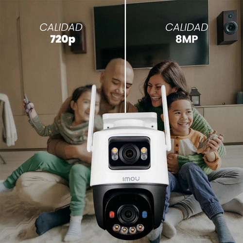 Kit Cámara WiFi IMOU IPC-S7XFN-8U0WED, almacenamiento microSD hasta 512 GB