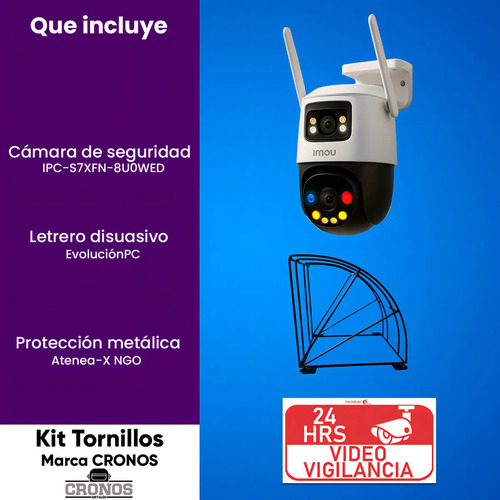 Kit Cámara WiFi IMOU IPC-S7XFN-8U0WED — imagen 8 de 8