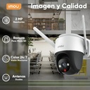 Cámara Wi-Fi PT IMOU Cruiser SE+ 2MP, conectividad Wi-Fi, tipo de movimiento pan and tilt