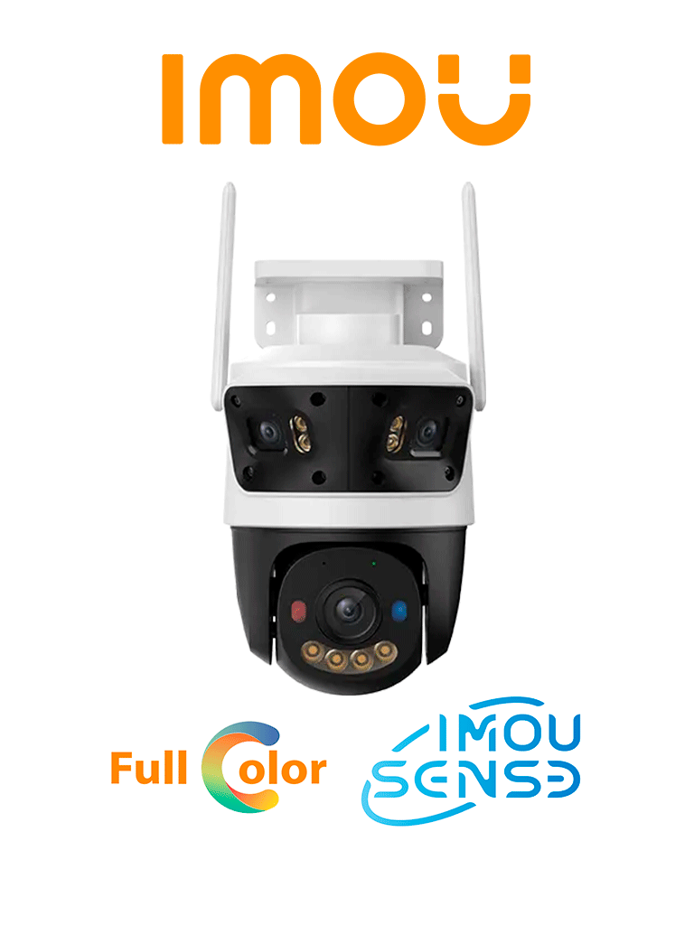 Cámara IP PT triple IMOU IPC-S7UN-11M0WED, conectividad WiFi, ONVIF, app IMOU Life