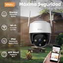Kit 32 Cámaras PT Wi-Fi IMOU IPC-S41FEN, largo 13.6 cm, altura 18.3 cm