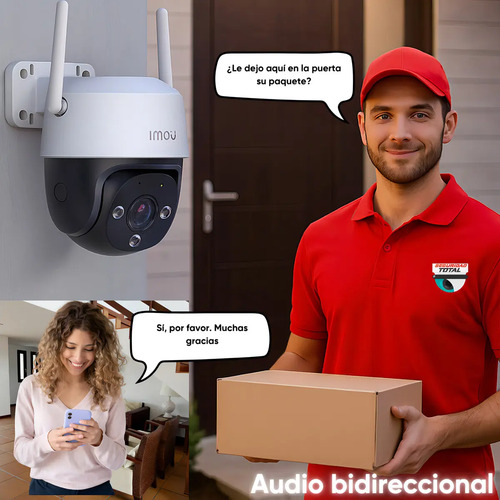 Pack 16 cámaras IP WiFi PT IMOU IPC-S41FEN, tipo de resolución full HD