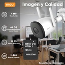 Cámara bala Wi-Fi IMOU F42N-PLUS-64, micrófono integrado, audio bidireccional