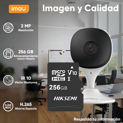 Cámara Wi-Fi interior IMOU C22EN-PLUS-256, lente 2.8 mm fijo