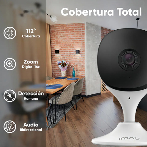 Cámara Wi-Fi interior IMOU C22EN-PLUS-256, compresión H.265 / H.264