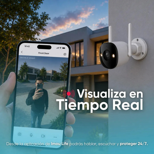 Kit 4 cámaras WiFi IMOU IPC-K3DN-5H0WF, campo de visión 102°