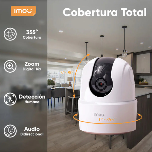 Kit IP IMOU IPC-TA22CN-B, largo 7.7 cm, altura 10.6 cm, profundidad 7.7 cm