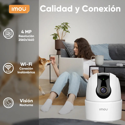 Kit IP IMOU IPC-TA42N-B, potencia 3.5 W, conectividad Wi-Fi, tipo de movimiento PTZ