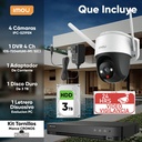 Kit 4 Cámaras IP PT IMOU IPC-S21FEN, calidad de resolución 2MP