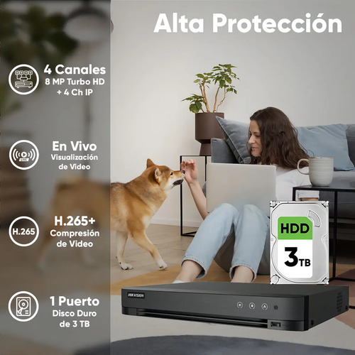 Kit IP IMOU IPC-TA22CN-B, tipo de movimiento PTZ, tipo de resolución full HD