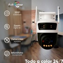 Kit 4 cámaras PT Wi-Fi IMOU IPC-S7UN-11M0WED, altura 16.119 cm