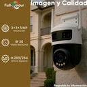 Kit 4 cámaras PT Wi-Fi IMOU IPC-S7UN-11M0WED, material externo plástico