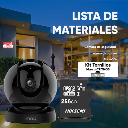 Kit Cámara PT IMOU IPC-GK2DN-3C0W, tipos de conexiones con cable