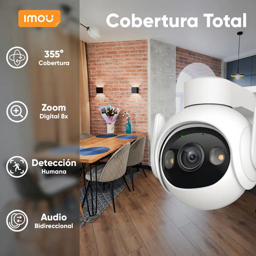Cámara IP WiFi PT IMOU IPC-GS7EN-5M0WE, lugares de montaje Pared,Techo