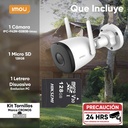 Kit Cámara Bullet WiFi IMOU IPC-F42N, potencia 3.5 W, conectividad Wi-Fi