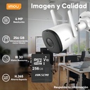 Kit Cámara Bullet WiFi IMOU IPC-F42N, largo 14.77 cm, altura 7.42 cm