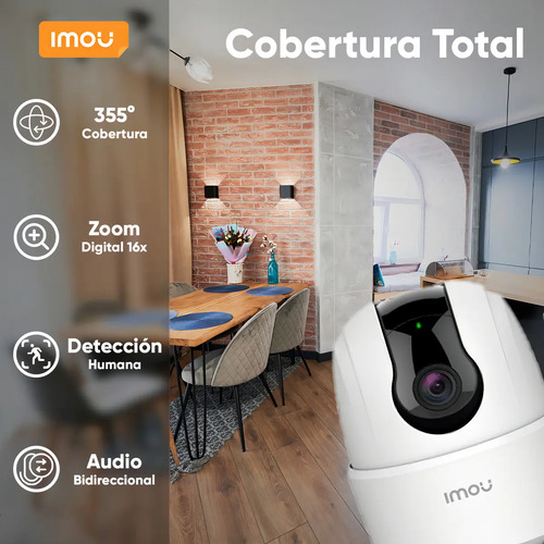 Cámara IP PT IMOU IPC-TA22CN-B, lugares de montaje Mesa,Techo