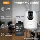 Cámara IP PT IMOU IPC-TA22CN-B, conectividad Wi-Fi 2.4 GHz, alimentación 5 VCD 1 A