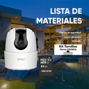 Cámara IP PT IMOU IPC-TA22CN-B, rango de giro pan 0° a 355°, tilt -5° a 80°