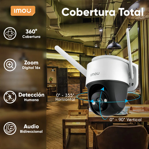 Kit CCTV IMOU IPC-S41FEN, material externo plástico, lugares de montaje pared