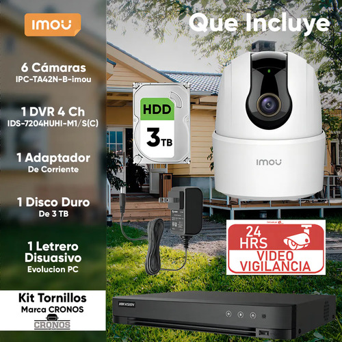 Kit IP IMOU IPC-TA42N-B — imagen 6 de 7